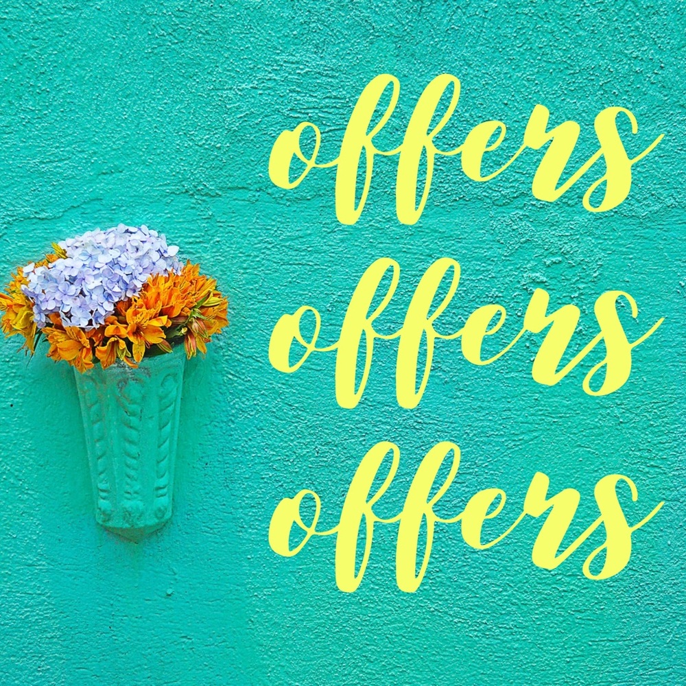 Offers Welcome 🌸🌷✨⭐️